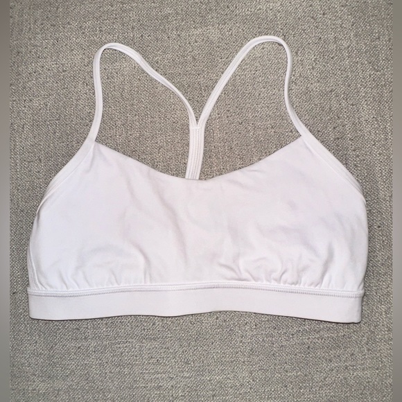 TWO Lululemon Flow-Y Sports Bras BUNDLE: Black & White (NWOT) - Picture 6 of 12